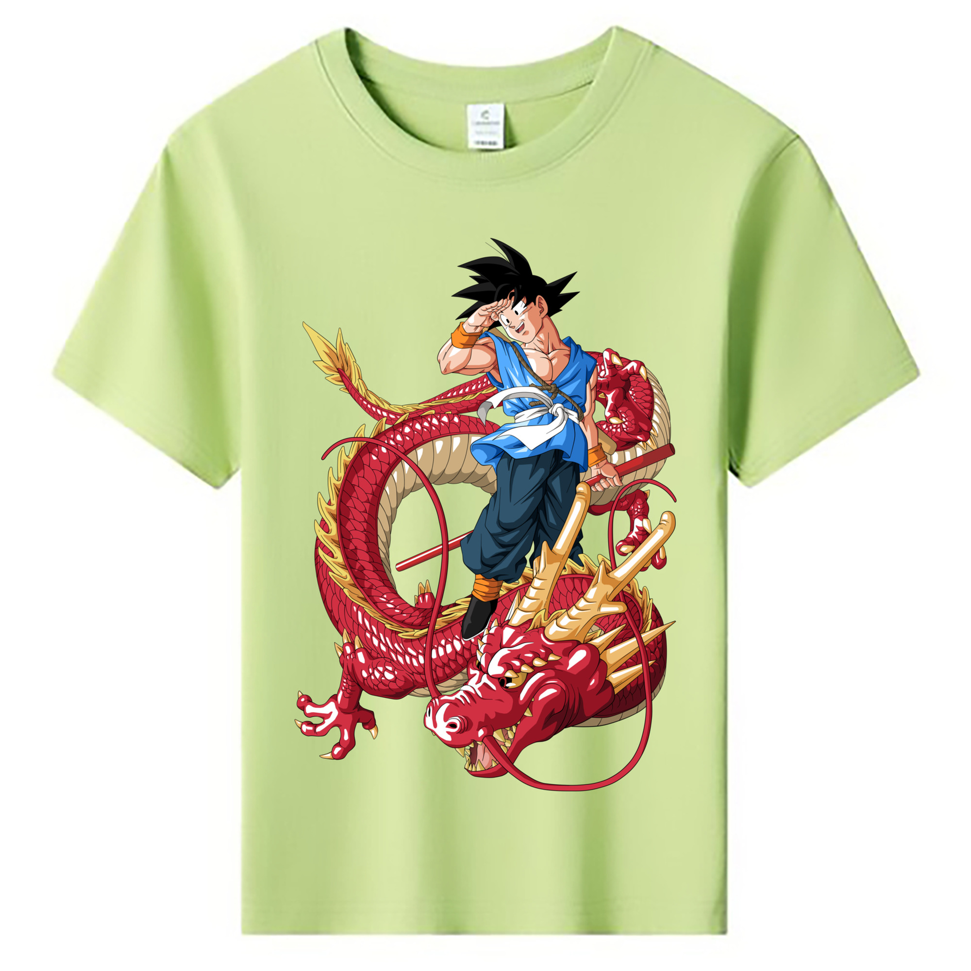 （画像用） ドラゴンボール 孫悟空（そん ごくう）Son Goku カカロット DRAGON BALL Kakarotto 綿100％キッズTシャツ（フロントプリント）